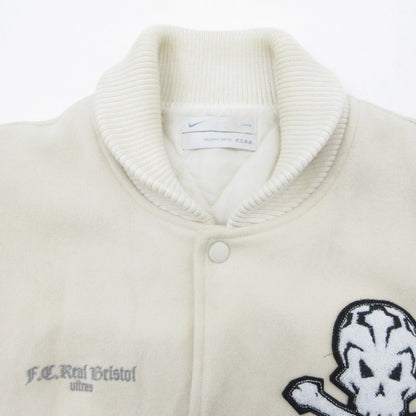 【中古】FCRB | エフシーアールビー スタジャン 193935 ホワイト サイズ：L