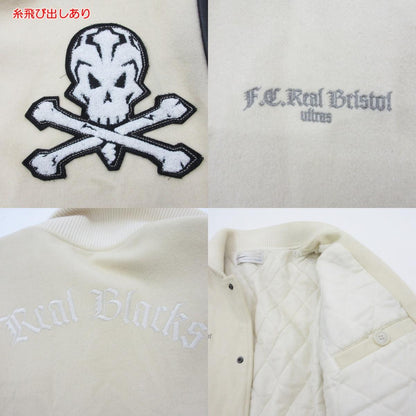 【中古】FCRB | エフシーアールビー スタジャン 193935 ホワイト サイズ：L