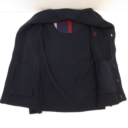【中古】BLACK LABEL CRESTBRIDGE | ブラックレーベルクレストブリッジ ショールカラー カーディガン 51N43-442-28 ネイビー サイズ：M