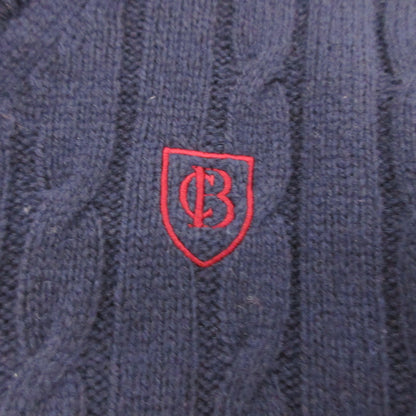 【中古】BLACK LABEL CRESTBRIDGE | ブラックレーベルクレストブリッジ ショールカラー カーディガン 51N43-442-28 ネイビー サイズ：M
