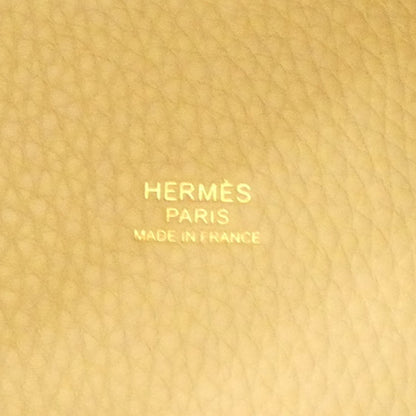 【中古】HERMES | エルメス ピコタンロックPM ハンドバッグ H056289CC8Q ベージュマルファ