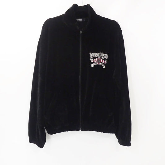 【中古】X-LARGE | エクストララージ VELOR TRACK JACKET ジャージ 101223021015 ブラック サイズ：M