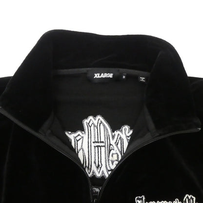 【中古】X-LARGE | エクストララージ VELOR TRACK JACKET ジャージ 101223021015 ブラック サイズ：M