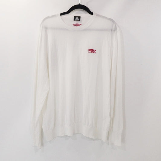 【中古】UMBRO | アンブロ Pitch Side Sweater ニット 24-080-610-0006-1-0 ホワイト サイズ：L