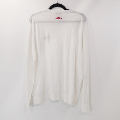 【中古】UMBRO | アンブロ Pitch Side Sweater ニット 24-080-610-0006-1-0 ホワイト サイズ：L