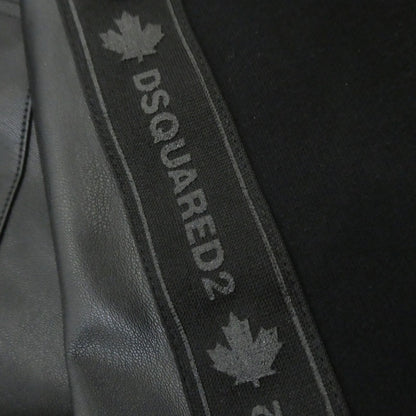 【中古】DSQUARED2 | ディースクエアード Hybrid Swag Track Suit レザー S74AM1459 ブラック サイズ：44