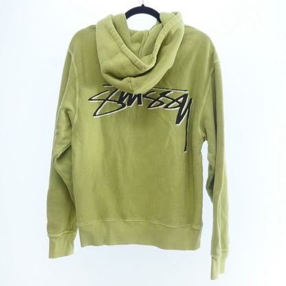 【中古】STUSSY | ステューシー DROP SHADOW PIGMENT DYED HOODIE パーカー Z400PFDRSP 2022S/S ×OUR LEGACY グリーン サイズ：S