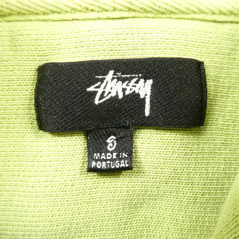 【中古】STUSSY | ステューシー DROP SHADOW PIGMENT DYED HOODIE パーカー Z400PFDRSP 2022S/S ×OUR LEGACY グリーン サイズ：S