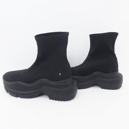 【中古】 Black Single Sneaker Short ブーツ YE-23A1-SB03 M ブラック サイズ：M