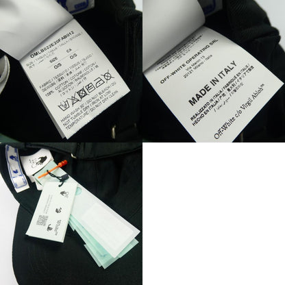 【中古】OFF-WHITE | オフホワイト BOOKISH OW BASIC BASEBALL キャップ OMLB022E20FAB012 ブラック