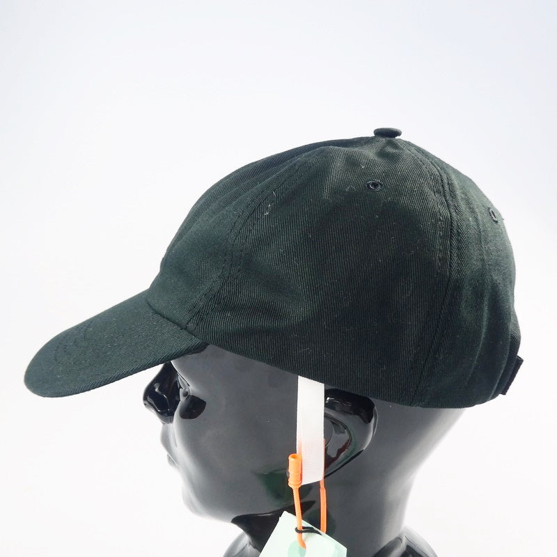 【中古】OFF-WHITE | オフホワイト BOOKISH OW BASIC BASEBALL キャップ OMLB022E20FAB012 ブラック