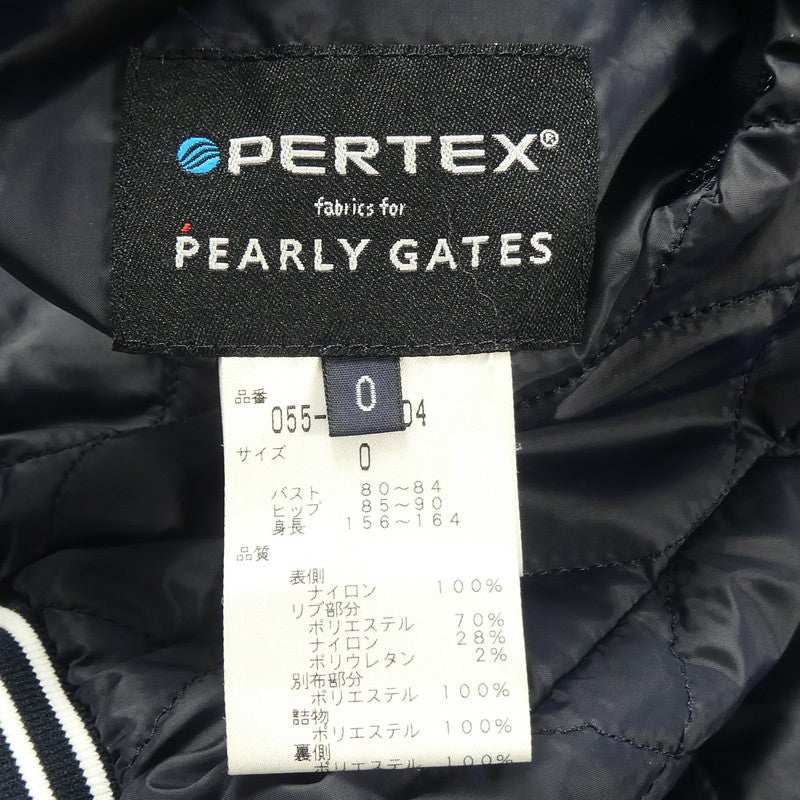 【中古】PEARLY GATES | パーリーゲイツ 4WAY星柄 中綿ジャケット 055-9120004 2018A/W ネイビー