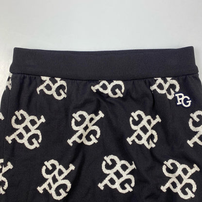【中古】PEARLY GATES | パーリーゲイツ モノグラム スカート 055-9234908 ネイビー サイズ：1