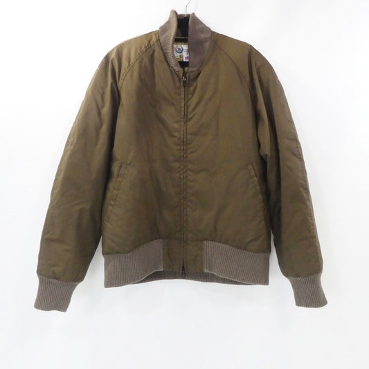 【中古】Crescent Down Works | クレセントダウンワークス Bomber Jacket ダウンジャケット ブラウン サイズ：S