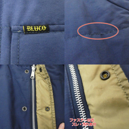 【中古】BLUCO | ブルコ RAICING JACKET 中綿ジャケット OL-047 ブルー サイズ：M
