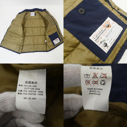 【中古】BLUCO | ブルコ RAICING JACKET 中綿ジャケット OL-047 ブルー サイズ：M