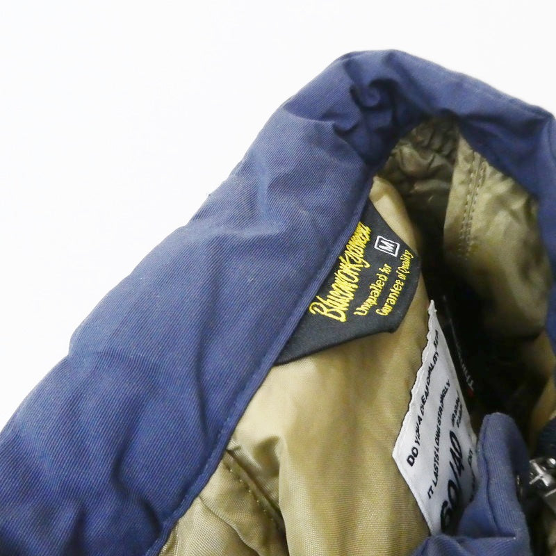 【中古】BLUCO | ブルコ RAICING JACKET 中綿ジャケット OL-047 ブルー サイズ：M