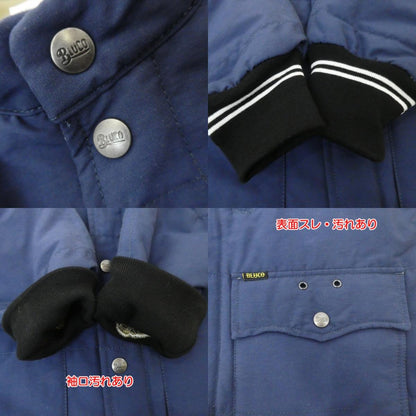 【中古】BLUCO | ブルコ RAICING JACKET 中綿ジャケット OL-047 ブルー サイズ：M