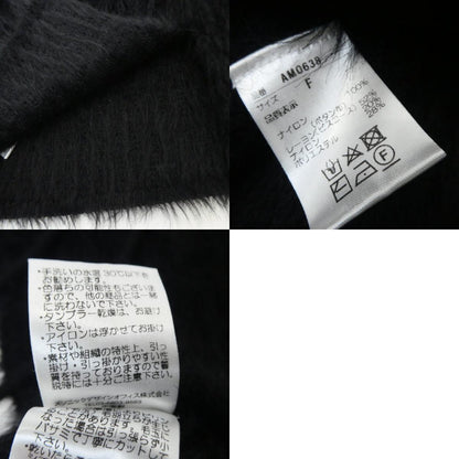 【中古】 Abbie fur tops ニット AM0638 ブラック