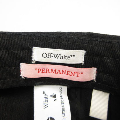 【中古】OFF-WHITE | オフホワイト OW LOGO BASEBALL CAP キャップ 並行品 ブラック