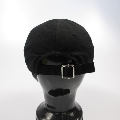 【中古】OFF-WHITE | オフホワイト OW LOGO BASEBALL CAP キャップ 並行品 ブラック