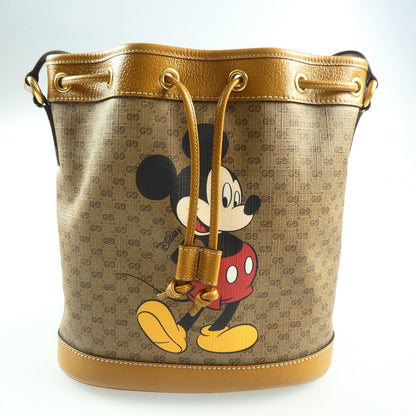 【中古】GUCCI | グッチ スモールバケットバッグ ショルダーバッグ 602691 ×Disney マルチカラー