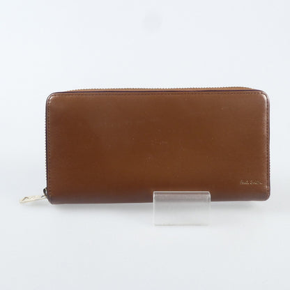 【中古】Paul Smith | ポール・スミス マルチストライプエッジ 長財布 BPS427 ブラウン