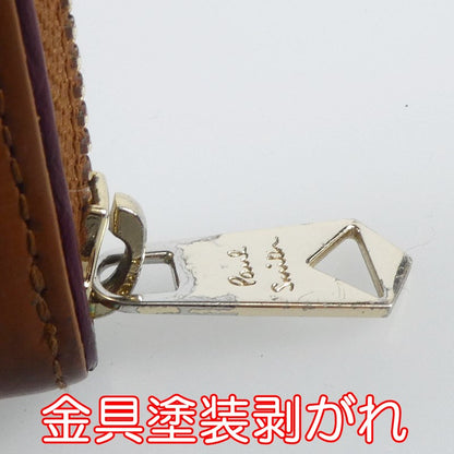 【中古】Paul Smith | ポール・スミス マルチストライプエッジ 長財布 BPS427 ブラウン