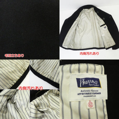 【中古】PHERROWS | フェローズ ピーコート POSJ1 ブラック サイズ：42