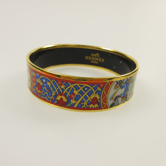 【中古】HERMES | エルメス エマイユGM バングル オーストリア製/七宝焼き/ヴィンテージ