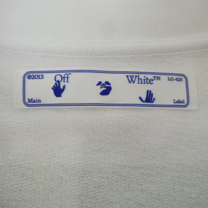 【中古】OFF-WHITE | オフホワイト SOUND ENGINEERING Sweatshirt スウェット OMBA025G21FLE001 ホワイト サイズ：S