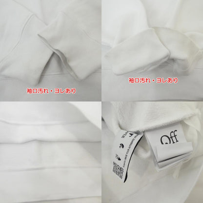 【中古】OFF-WHITE | オフホワイト SOUND ENGINEERING Sweatshirt スウェット OMBA025G21FLE001 ホワイト サイズ：S