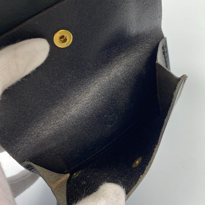 【中古】 小型のマチ付き二つ折り財布 長財布 GS-15 ブラック サイズ：M
