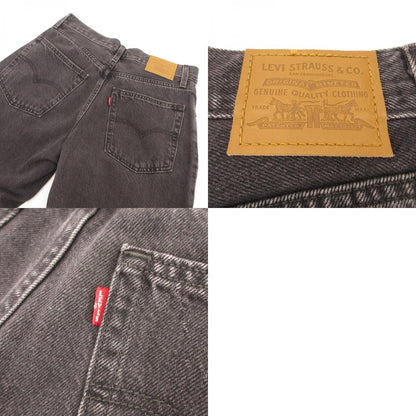 【中古】Levi's | リーバイス BAGGY DAD BLACK STONE WASH デニムパンツ A3494-0014 ブラック サイズ：27