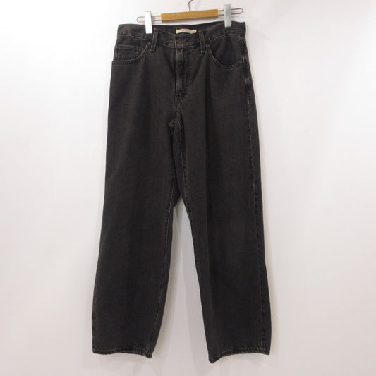 【中古】Levi's | リーバイス BAGGY DAD BLACK STONE WASH デニムパンツ A3494-0014 ブラック サイズ：27