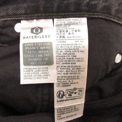 【中古】Levi's | リーバイス BAGGY DAD BLACK STONE WASH デニムパンツ A3494-0014 ブラック サイズ：27
