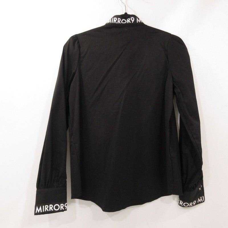 【中古】 Ribbon stretch long shirts 長袖シャツ 2024A/W ブラック サイズ：S