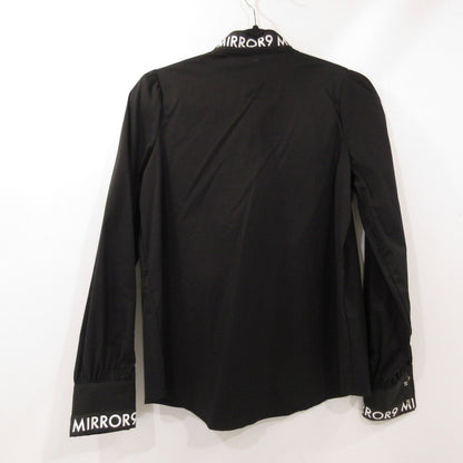 【中古】 Ribbon stretch long shirts 長袖シャツ 2024A/W ブラック サイズ：S