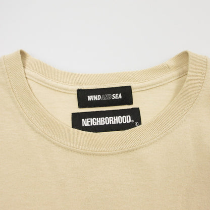【中古】NEIGHBORHOOD | ネイバーフッド NHWDS-1/ C-TEE 長袖Ｔシャツ 211ELWSN-LTM01S ベージュ サイズ：L