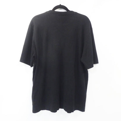【中古】FENDI | フェンディ Logo Cotton T-Shirt 半袖Ｔシャツ FY0936 ARYR ブラック サイズ：L