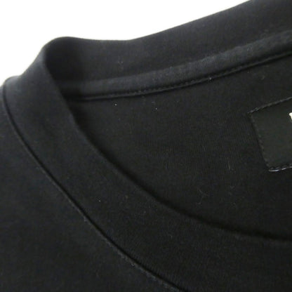 【中古】FENDI | フェンディ Logo Cotton T-Shirt 半袖Ｔシャツ FY0936 ARYR ブラック サイズ：L