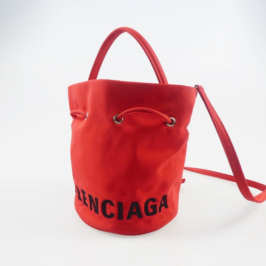 【中古】BALENCIAGA | バレンシアガ WHEEL XS その他バッグ 619458 レッド