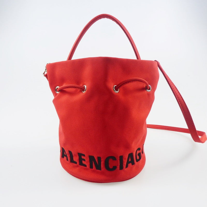 【中古】BALENCIAGA | バレンシアガ WHEEL XS その他バッグ 619458 レッド