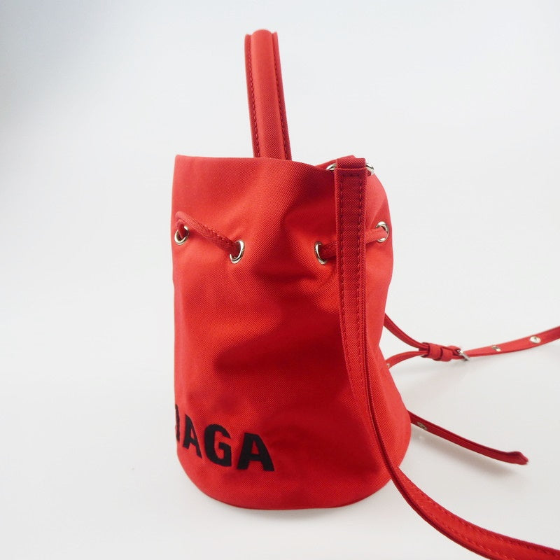 【中古】BALENCIAGA | バレンシアガ WHEEL XS その他バッグ 619458 レッド