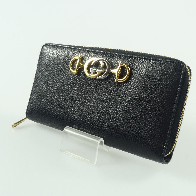 【中古】GUCCI | グッチ ズゥミ 長財布 570661 ブラック