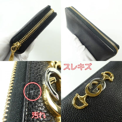 【中古】GUCCI | グッチ ズゥミ 長財布 570661 ブラック