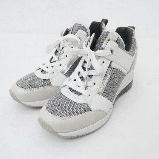 【中古】Michael Kors | マイケルコース GEORGIE TRAINER EXTREME スニーカー HJ19L US6.5(約24.5cm) ホワイト