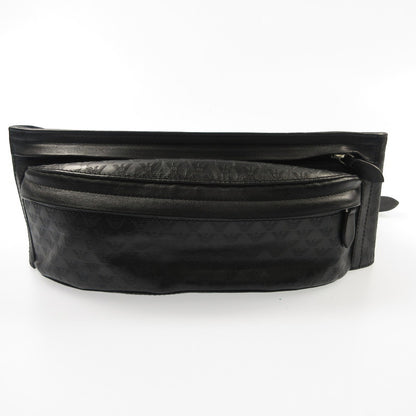 【中古】Emporio Armani | エンポリオ・アルマーニ イーグル総柄 ウエストバッグ YEMD52 ブラック