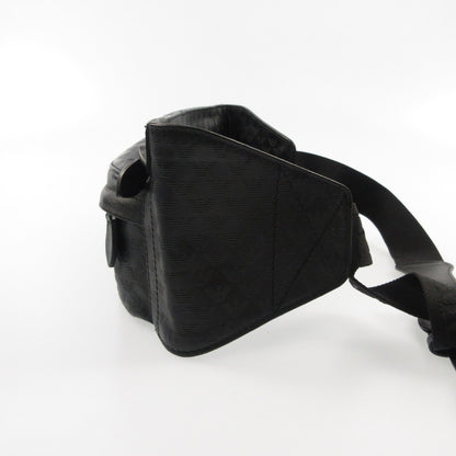 【中古】Emporio Armani | エンポリオ・アルマーニ イーグル総柄 ウエストバッグ YEMD52 ブラック
