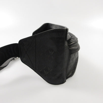 【中古】Emporio Armani | エンポリオ・アルマーニ イーグル総柄 ウエストバッグ YEMD52 ブラック